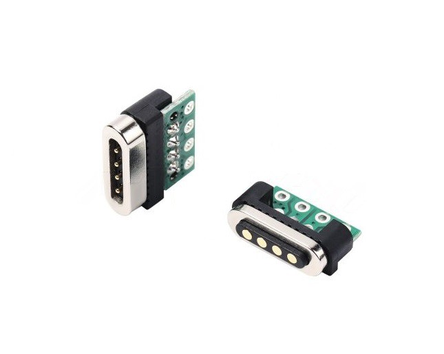 4 Pin Magnetic Pogo Pin Connector