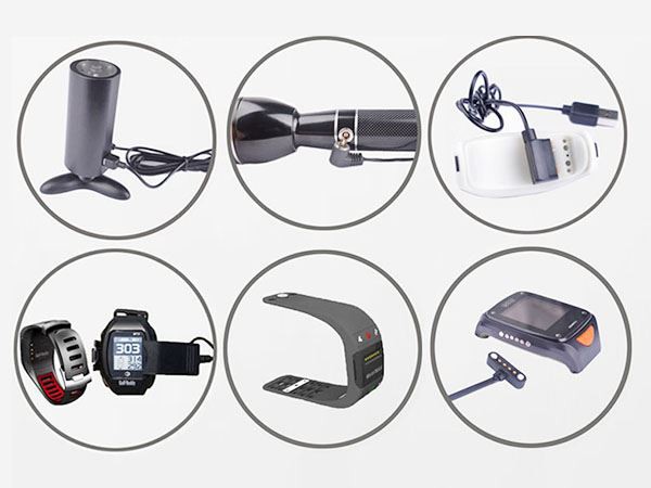 Magnetic 4 Pin right angle Pogo Pin Connector