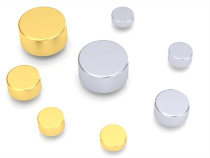 پین پوگو طلایی روکش جامد