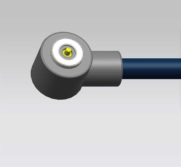 کابل مغناطیسی تک-پین راست گرد-